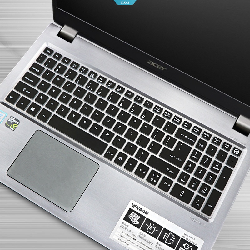 Pelindung Keyboard Laptop Silikon Bening Untuk Model Acer 15.6 Inch E15 E 15 E5-576 E5576 V3 V15 E5-553G/575G Removable Washable Waterproof Pelindung Keyboard [ZK]