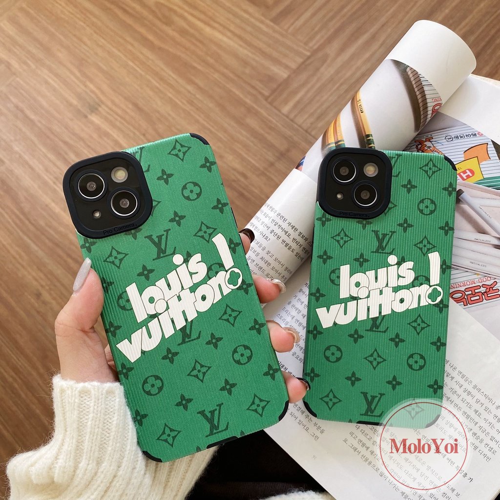 Casing Ponsel Gaya Eropa Dan Amerika Trendi Kompatibel Untuk iPhone XR X XS Max 7Plus 11 13 14 12 Pro Max8 7 Plus Tekstur Kulit Mewah Silicon Lembut Soft Cover