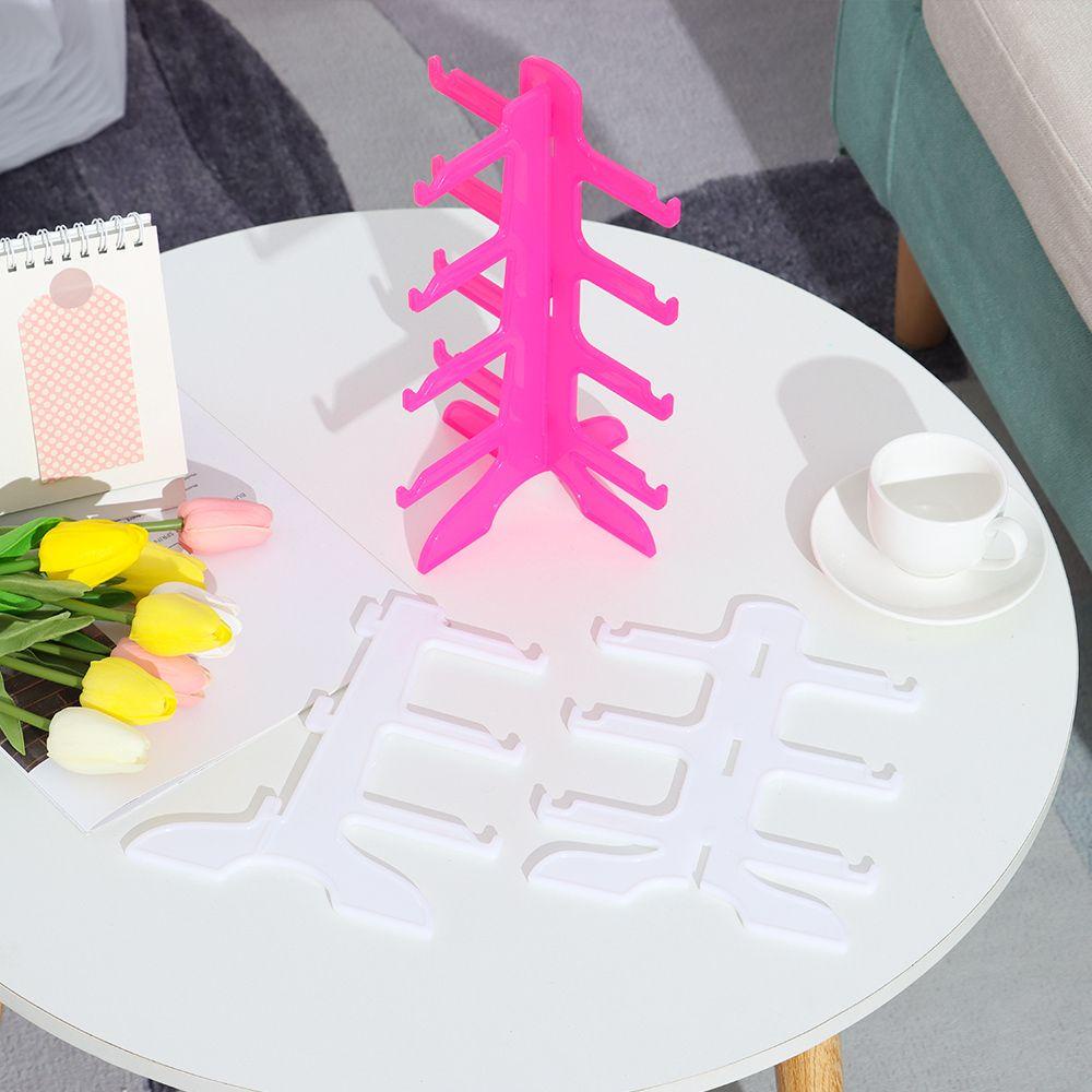 LILY Eyeglasses Display Stand Colorful Home Organizer Penyimpanan Kacamata Plastik