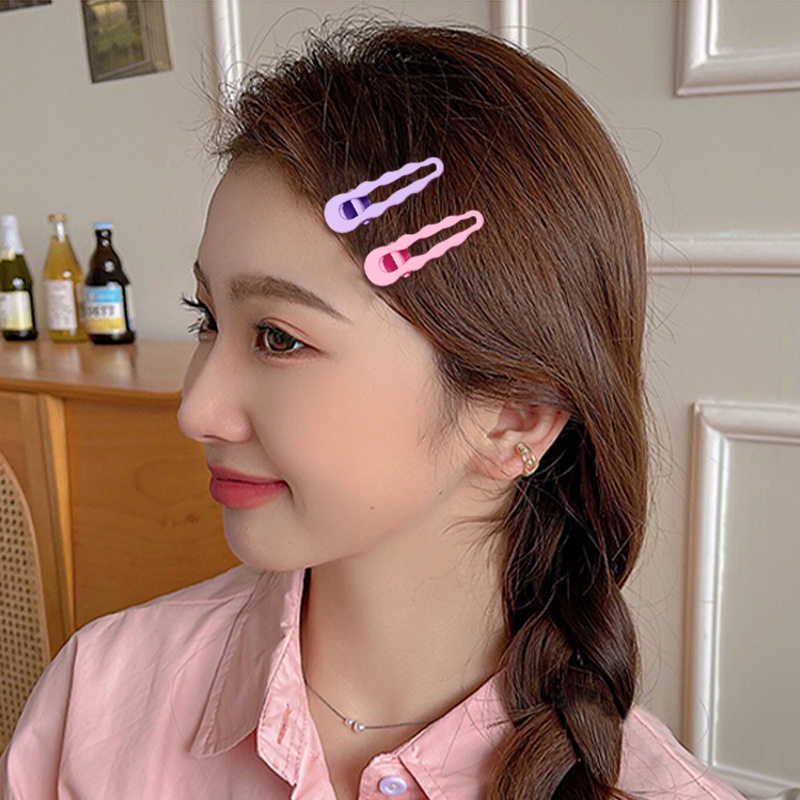 Aksesoris Buatan Tangan DIY Macaron Cloud Bobby Pin Klip Duckbill Indah - SG