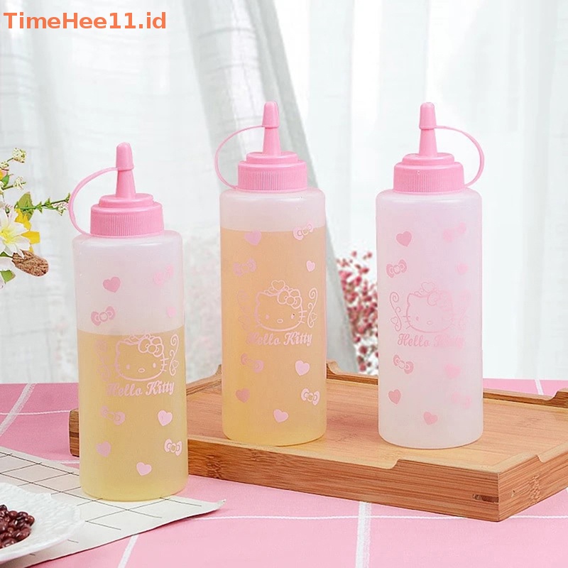 Timehee Kawaii Oil Pot Botol Pencet Dapur Lucu Botol Bumbu Salad Saus Tomat ID