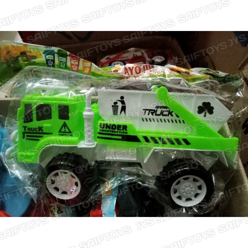 Mainan anak truk Angkut sampah Besar / Mainan Truk Sampah / Mainan Truk Angkut Sampah -SAIFTOYS