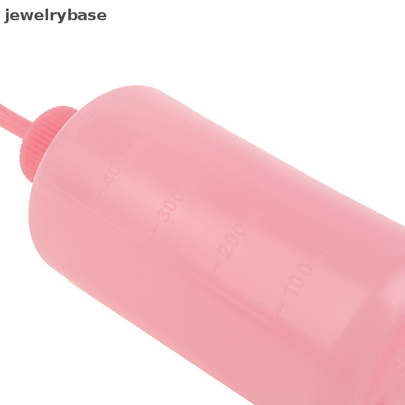 [jewelrybase] 1pc 500ml Curved Pot Wash Clean Sabun Plastik Lab Cuci Pencet Diffuser Botol Butik