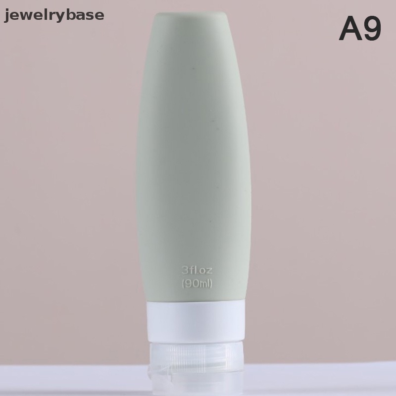 [jewelrybase] 1pc 60/90ML Silikon Botol Isi Ulang Kosong Travel Portable Packing Press Butik