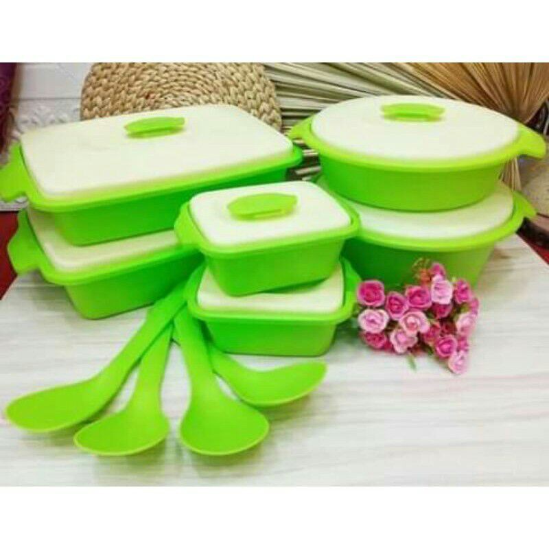 Prasmanan Set Aquamarine Set Wadah Saji 01