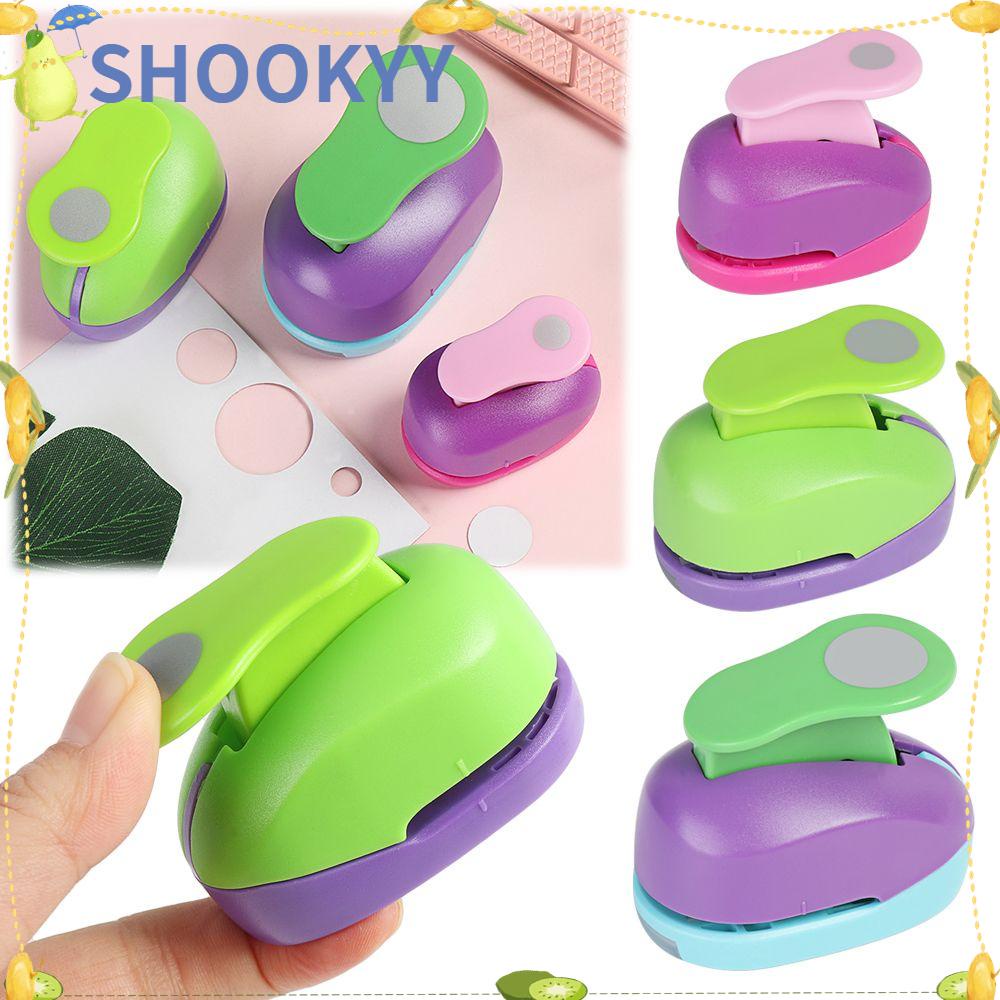 Chookyy 9mm 16mm 25mm Warna Random Bulat Lubang Punch Hadiah Scrapbooking DIY Embos