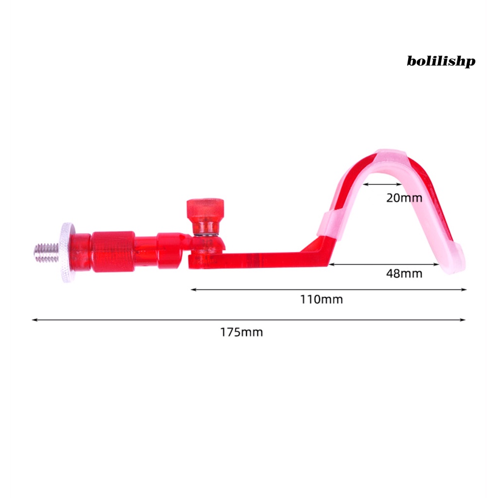 Bo-stand Tiang Sudut 8MM Interface Kiri Kanan Adjustable 180derajat Rotatable Fish Pole Holder Untuk Outdoor