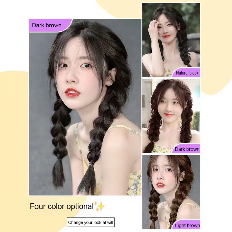 Wig Rambut Palsu,Synthetic Braids,Colorful Korea Fashion Gaya,Untuk Wanita - SG