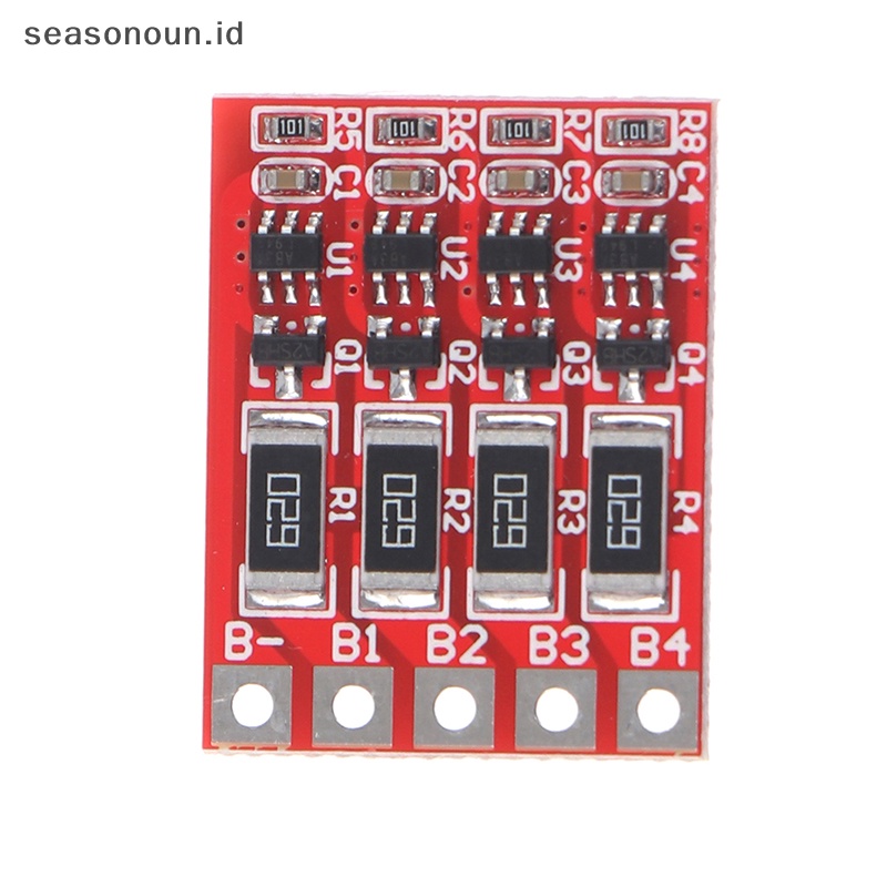 Seasonoun 1Pcs 4S 3.2V Iron Phosphate Li-Ion Balance Board Charging Melindungi Papan Keseimbangan  .