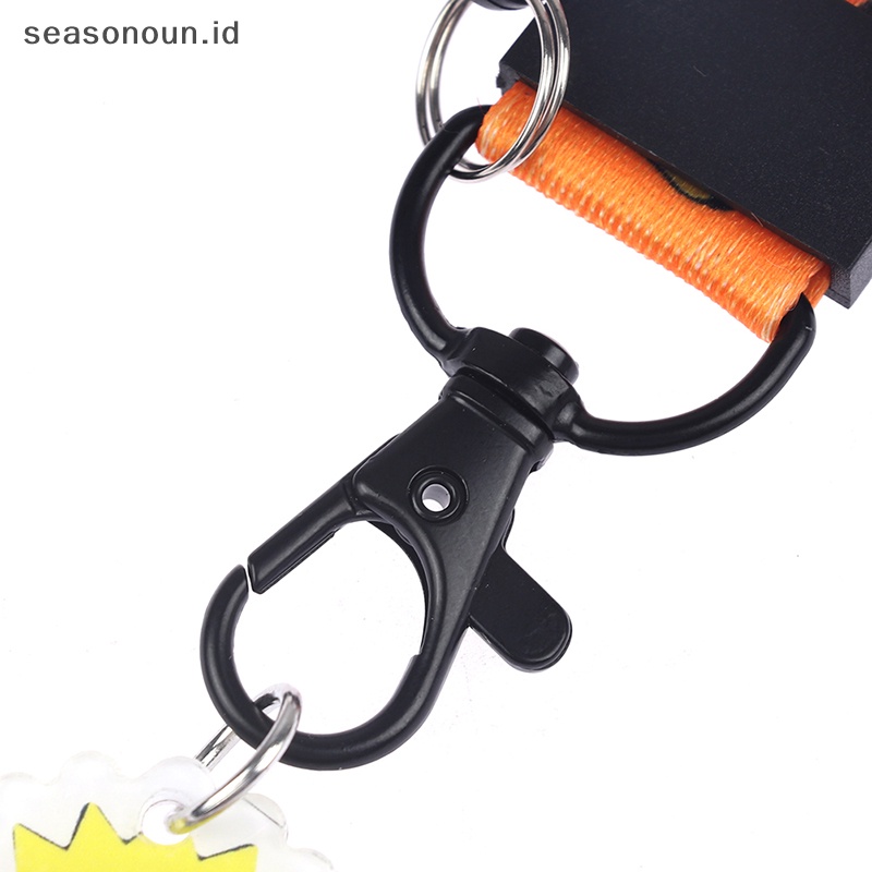 Seasonoun Anime Super Hero Phone Strap Lanyard Gantungan Kunci Ponsel Pesona Rantai Anti-Hilang Dekorasi.