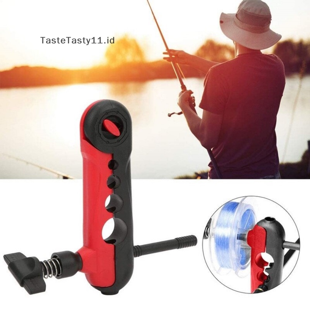 Tastetasty Alat Pancing Portable Fishing Line Winder Reel Line Spooler Mesin Pemutar.