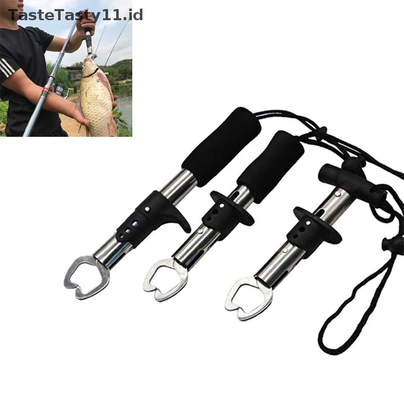 Tastetasty Portable Fishing Gripper Pegangan Bibir Ikan Stainless Steel Menangkap Ikan Gurame.