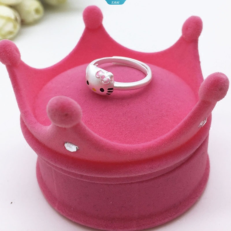 2023cincin Sanrio Hellokittys Kartun Elegan Fashion Wanita Fashion Perhiasan Pesta Ringan Sehari-Hari Aksesoris Hadiah Ulang Tahun [ZK]