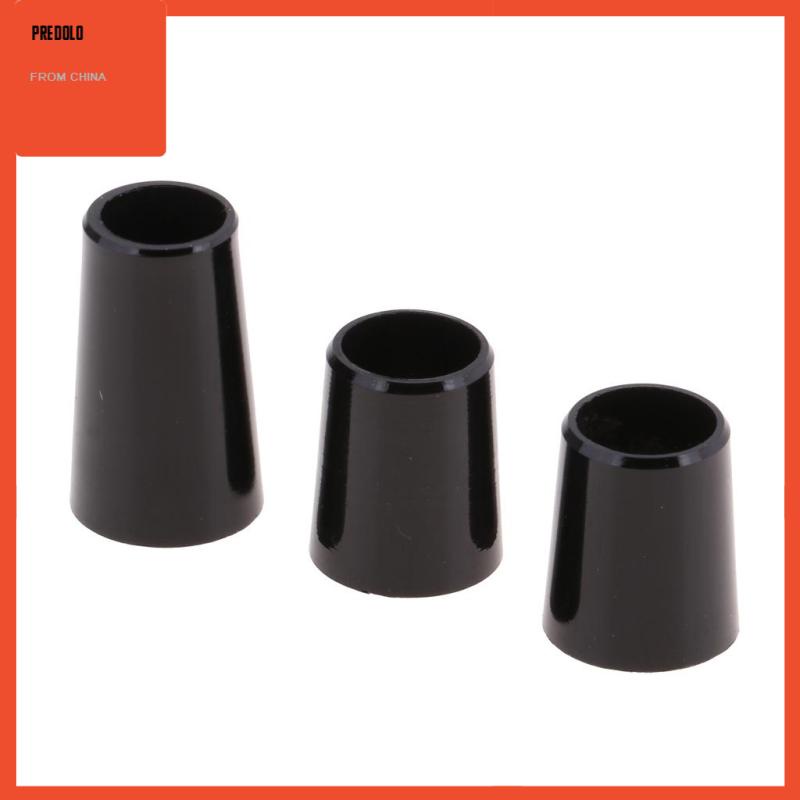 [Predolo] 5pcs Golf Shaft Ferrules Taper Tip Adapter Sleeve End Caps Hitam 0.335 Kayu