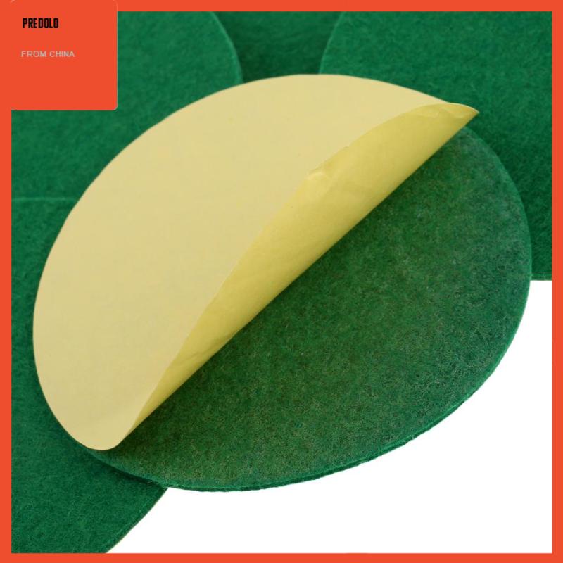 [Predolo] 6buah Meja Hoki Udara Dorong Felt Pads Paddles W/Felt Pads