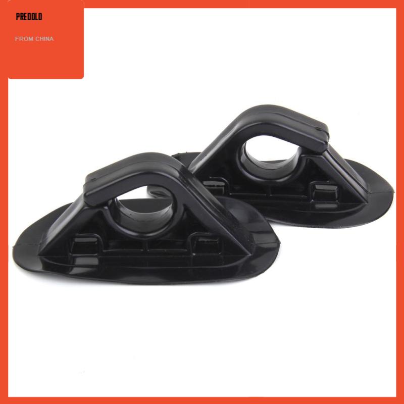 [Predolo] 2x Hitam Oar Paddle Holder Hook Gesper F Perahu Kayak Karet Perahu Perahu Aksesori