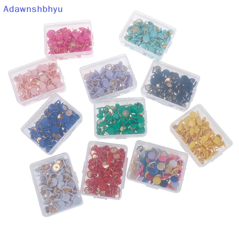 Adhyu 100Pcs Pin Dorong Bulat Papan Pengumuman Map Thumb Tacks Point Bulle Drawing  Id