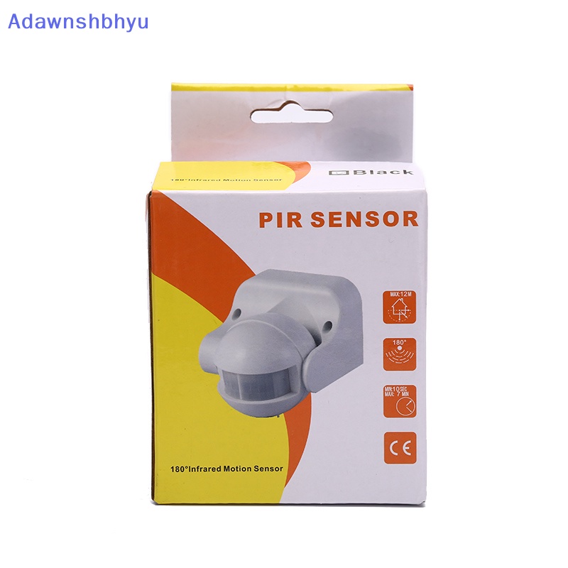 Adhyu AC 220V-240V 110V 180derajat Luar Ruangan IP44 Infrared Sensor Gerak Swich Detector ID