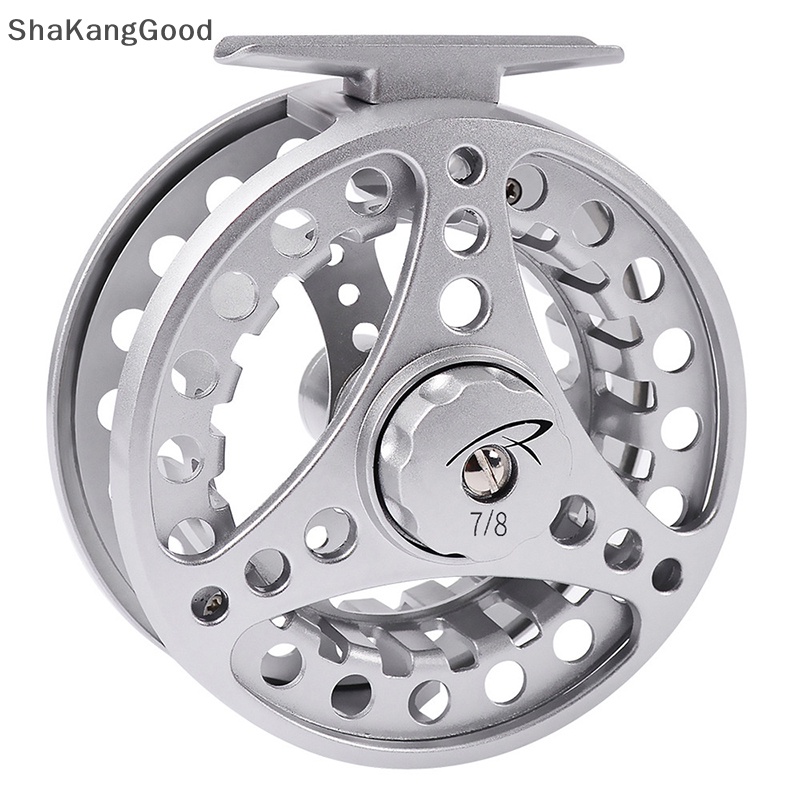 Skid Fly Fishing Wheel 3per4 Fly Reel Pancing Alumunium Fly Reel Mesin CNC Potong Besar Arbor Die Casg Alat Pancing SKK