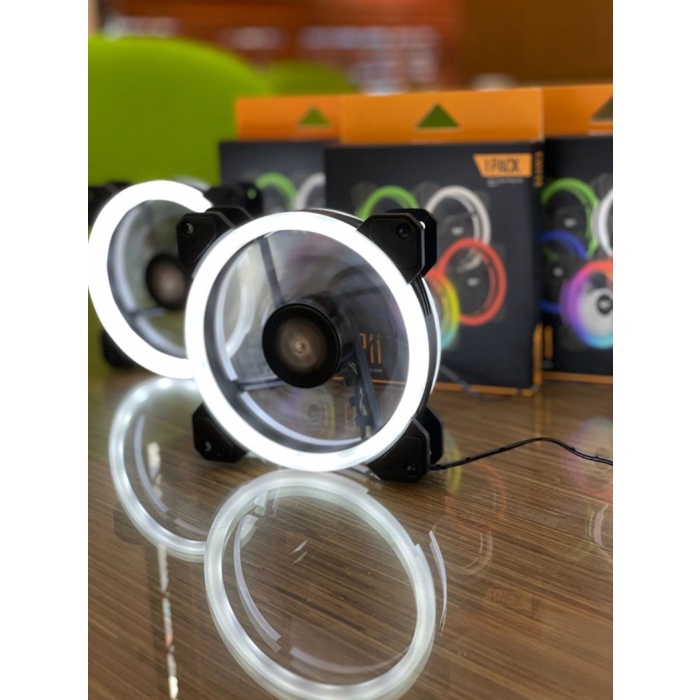 FAN CASING AIGO RING FAN WHITE 12CM - 120MM