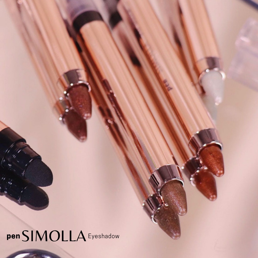 Eyeshadow Pen Premium pigmented by SIMOLLA multifungsi Eyeshadow Crayon