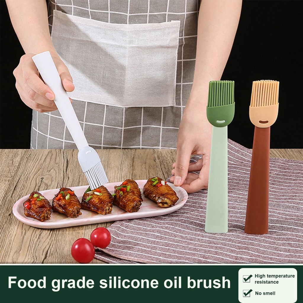 Kuas Oles Silikon Baking Barbecue Tool Pastry Brush Alat Dapur Untuk Memasak Menyebar BBQ