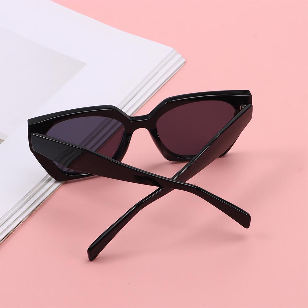 Lily Oversized Sunglasses Trendy Perlindungan UV Kerai Kacamata Matahari Kacamata Matahari