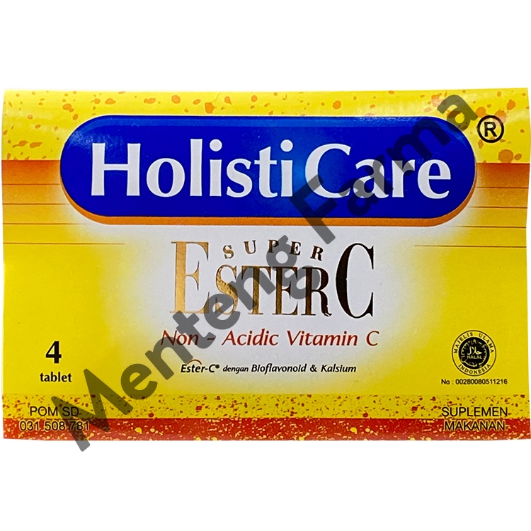 Holisticare Ester C 4 Tablet - Suplemen Vitamin C &amp; Daya Tahan