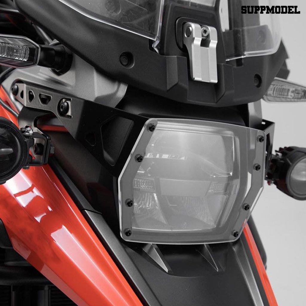 [SM Auto] 1set Cover Lampu Depan Tahan Karat Kekuatan Tinggi Modifikasi Perlindungan Anti-Oksidasi Pelindung Lampu Depan Motor Portabel Cover Untuk SUZUKI V-STROM 1050XT