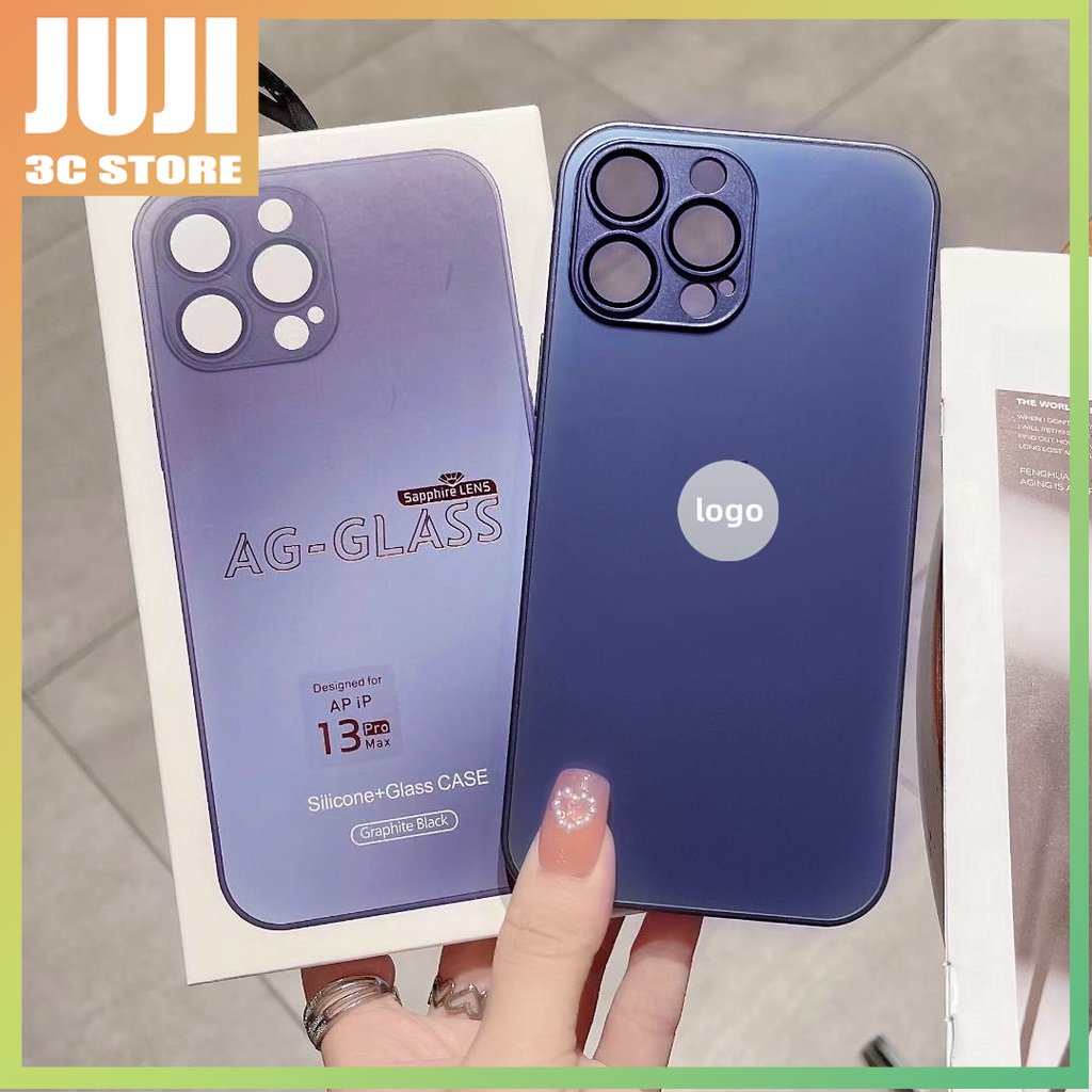 Film Pelindung Kamera JUJI Original Resmi Back Cover Case Iphone 14 Pro Nax13 12 11 Pro Max 12 Pro/13 Pro/11 Pro Max Kaca Buram Full Tertutup Casing Pelindung Shock