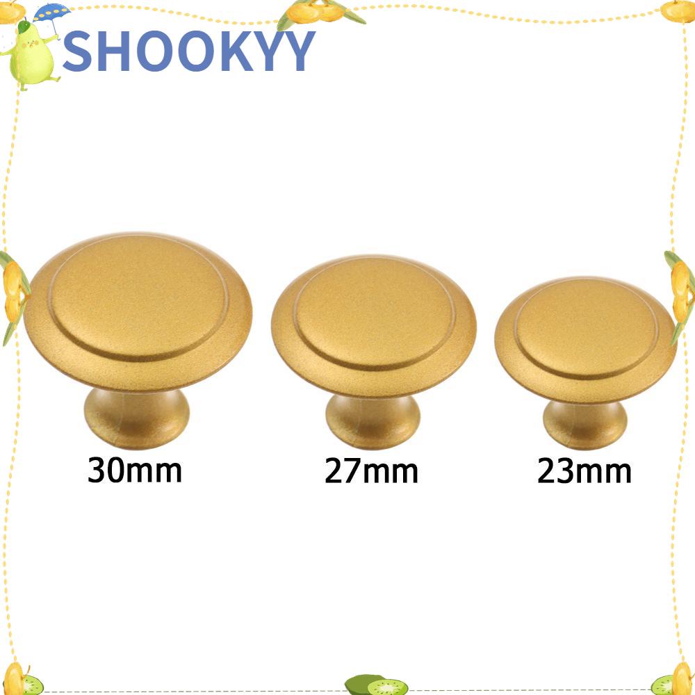 Chookyy 2pcs/lot Tarikan Lemari Fashion Hardware Dresser Bentuk Bulat Pegangan Pintu Lemari