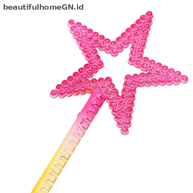 {Cantik} Fairy Stick Besar Silver Princess Tongkat Sudut Hadiah Gaun Untuk Anak Perempuan  ~