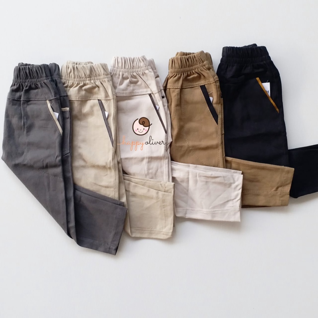 HappyOliver CELANA CHINO PANJANG    Celana Anak 1thn s/d 9thn Laki-laki Dan Perempuan Bisa Pilih
