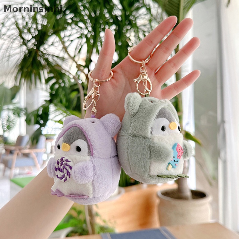 Mornin Baru Kecil Pinguin Plush Gantungan Kunci Lucu Plushie Boneka Mainan Untuk Anak Liontin Gantungan Kunci Wanita Gadis Hadiah Ulang Tahun id