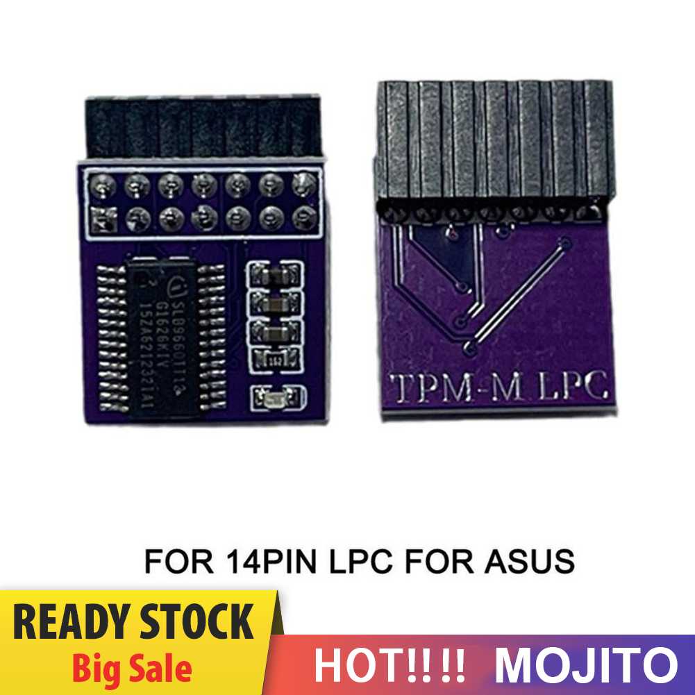 Kartu Remote Enkripsi 14Pin Antarmuka LPC GC-TPM2.0 Mini Untuk Tes Upgrade WIN11