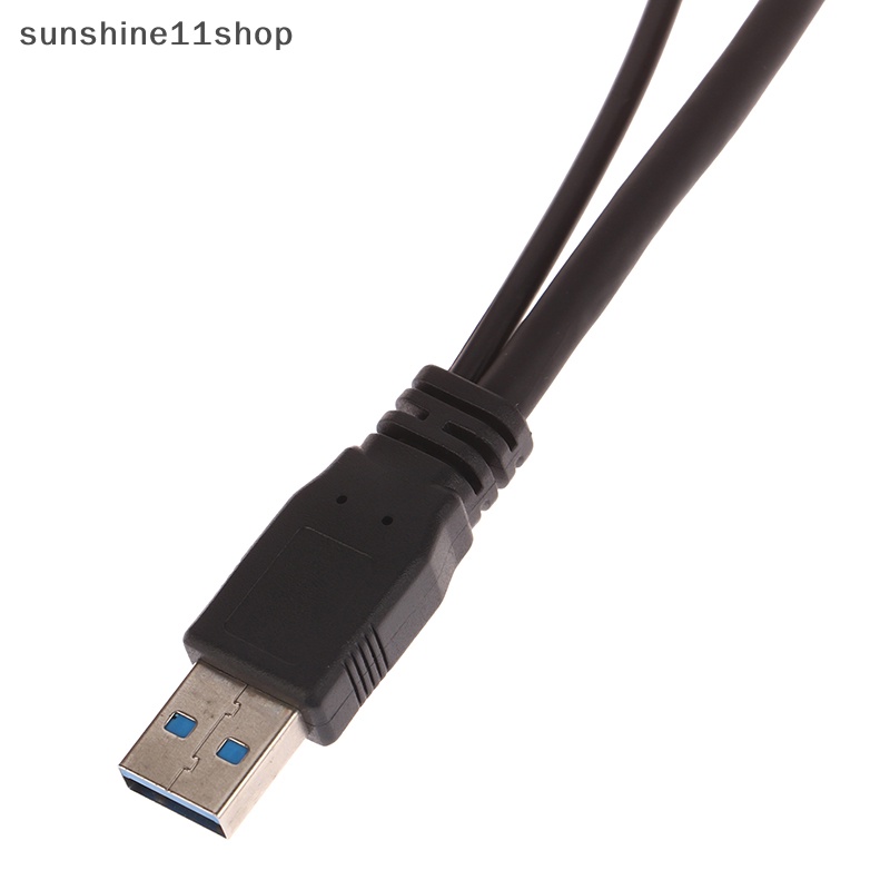 Sho Kabel Listrik Spliter Y Yang Inovatif Dan Praktis Cord Extension USB 3.0 A 1pria Ke2Wanita Data Hub Power Adapter N