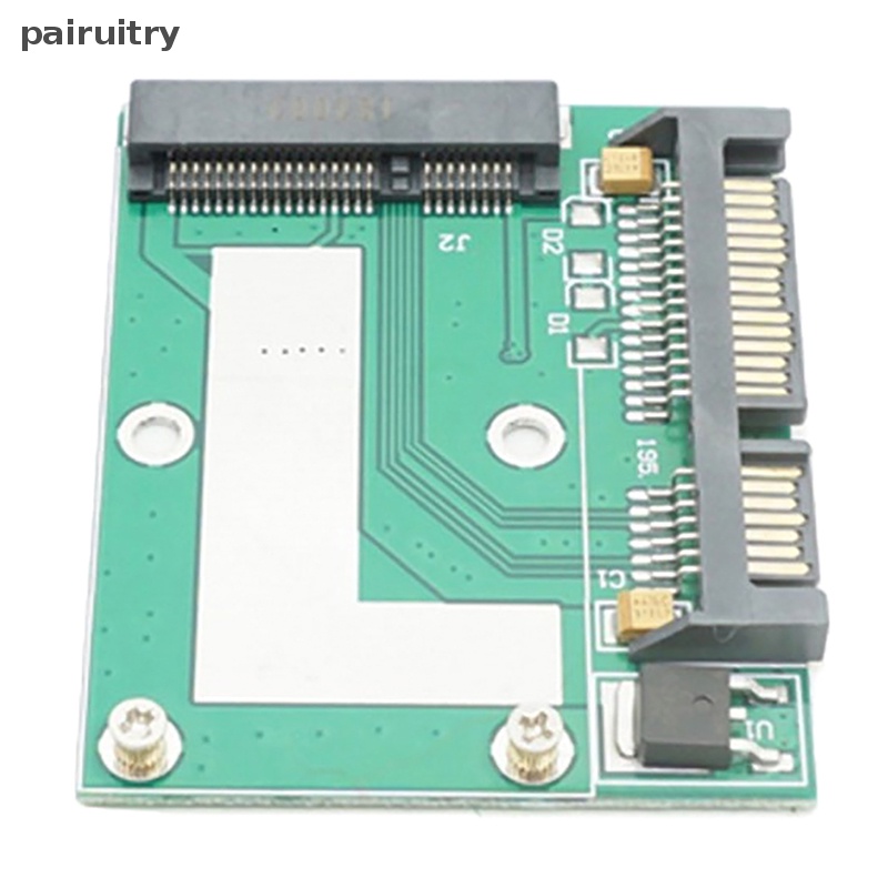 Prt MSATA Ssd To 2.5 ''SATA 6.0gps Adapter Converter Kartu Modul Board Mini Pcie Ssd PRT