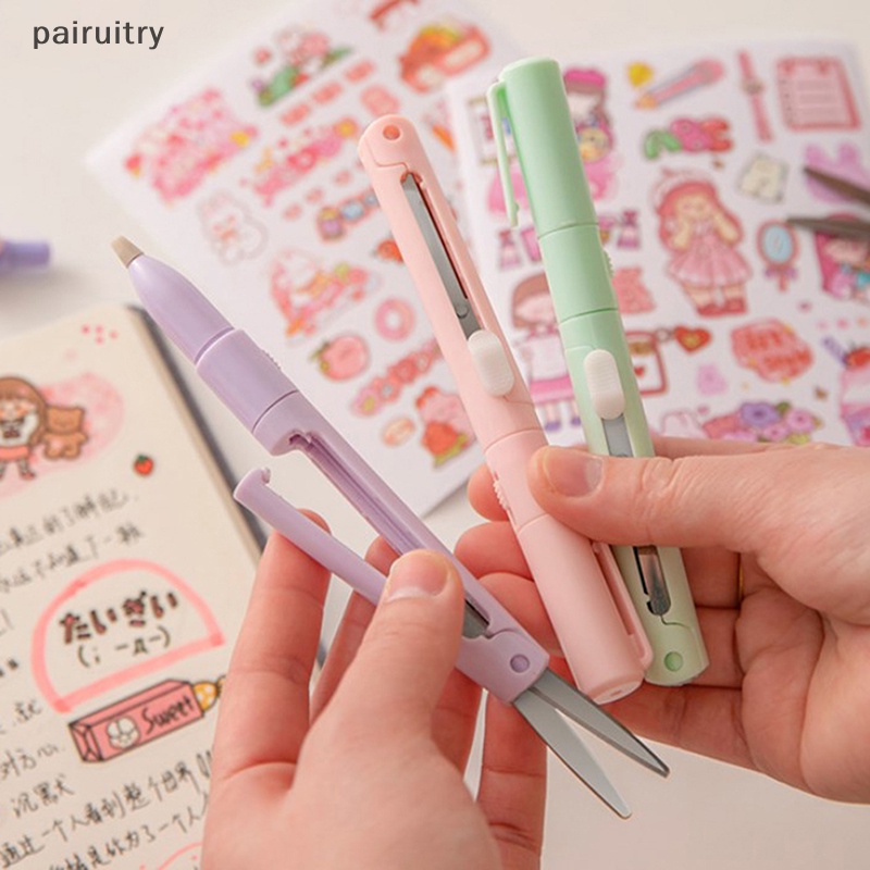 Prt Creative Portable Multi Fungsi Art Tool Kit Gunting Pensil Serbaguna PRT