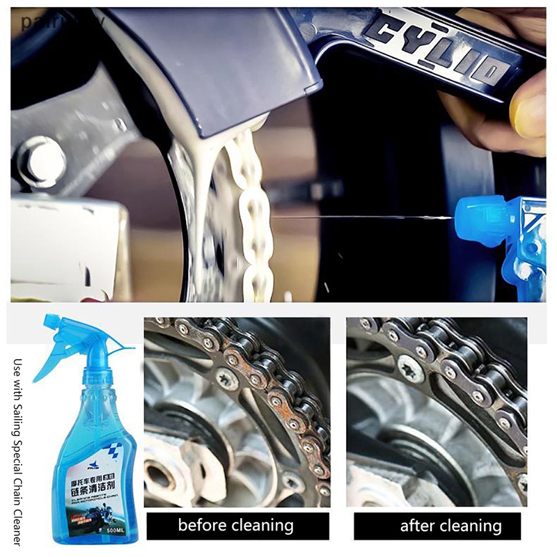 Prt Portable Washing Scrubber Gear Cleaner Sikat Pembersih Rantai Motor Sepeda PRT