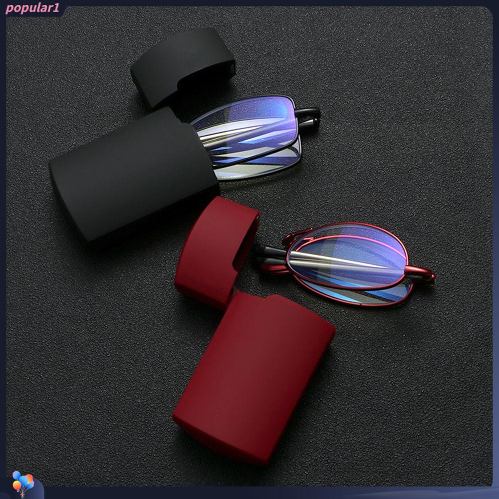 Populer Kacamata Baca Lipat Pria &amp; Wanita Dengan Case Readers Glasses Kacamata Komputer