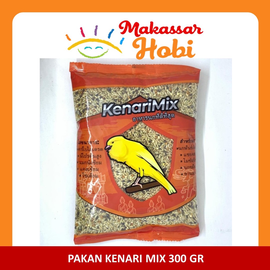 Kenari Mix Pakan Makanan Harian Burung Kenari Parkit Finch Blackthroat