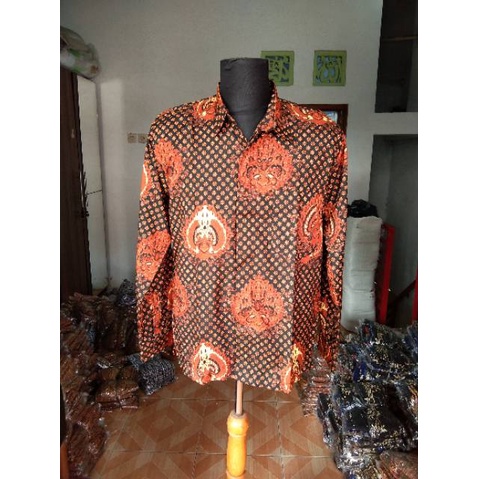 Rok plisket motif truntum garudo dan kemeja batik couple / sarimbit