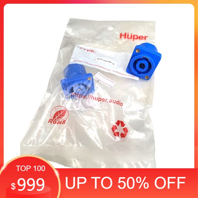 PROMO Soket Speakon Original Huper Spikon Type HUE103/4P-A