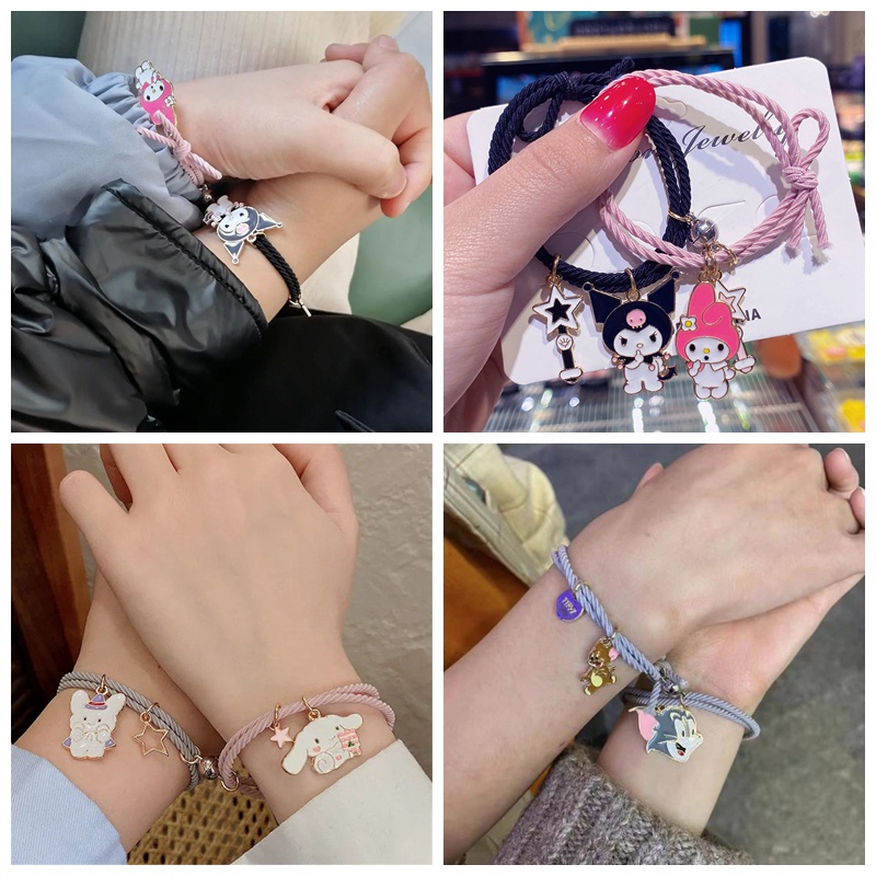 [UNI] Gelang Couple Magnet Gelang Pasangan Gelang Pacar Gelang Kekasih Pria Wanita