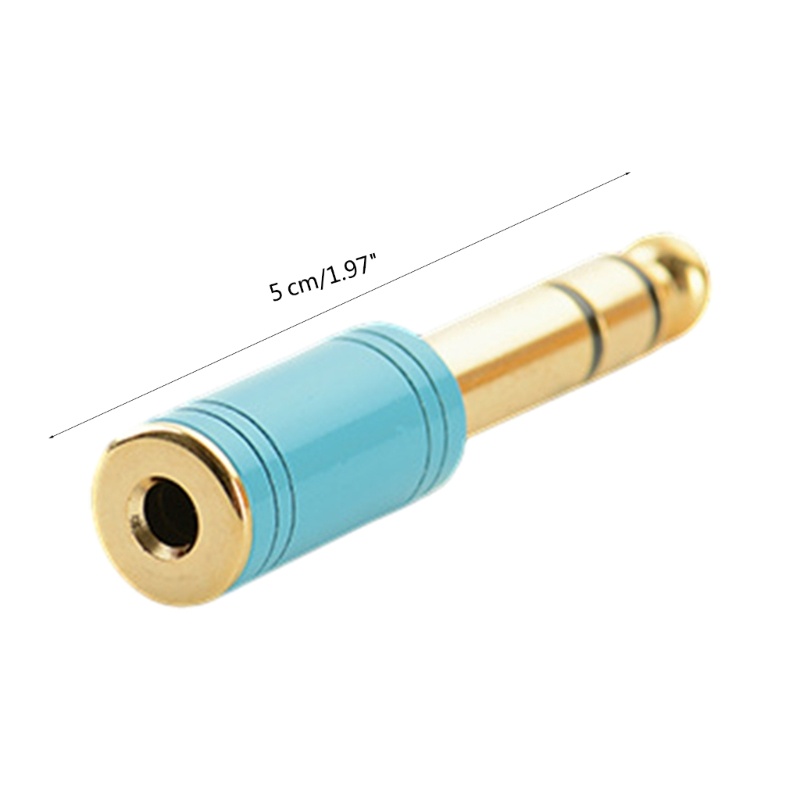 Bt 1Piece 35 S/D6 35 Dan Adaptor Video 6.5mm Ke 3.5mm Adaptor Female Untuk Speaker Adapter Colokan Stereo