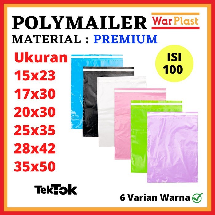 Plastik Polymailer Kantong Packing Tebal Premium Murah