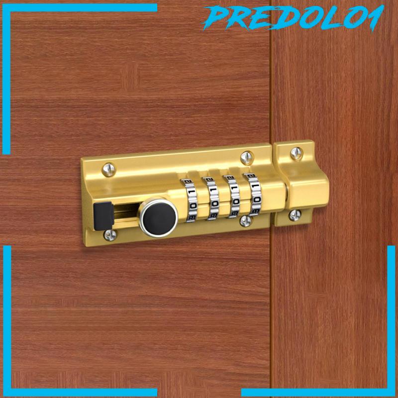 [Predolo1] Baut Pengunci Kombinasi Mechanical Password Lock Sliding Bolt Latch