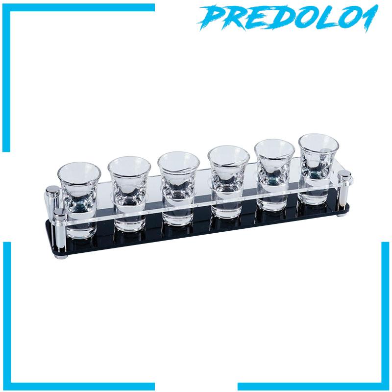 [Predolo1] Hadiah Holder Kaca 6lubang Praktis Tahan Lama Untuk Camping Bar Anniversary