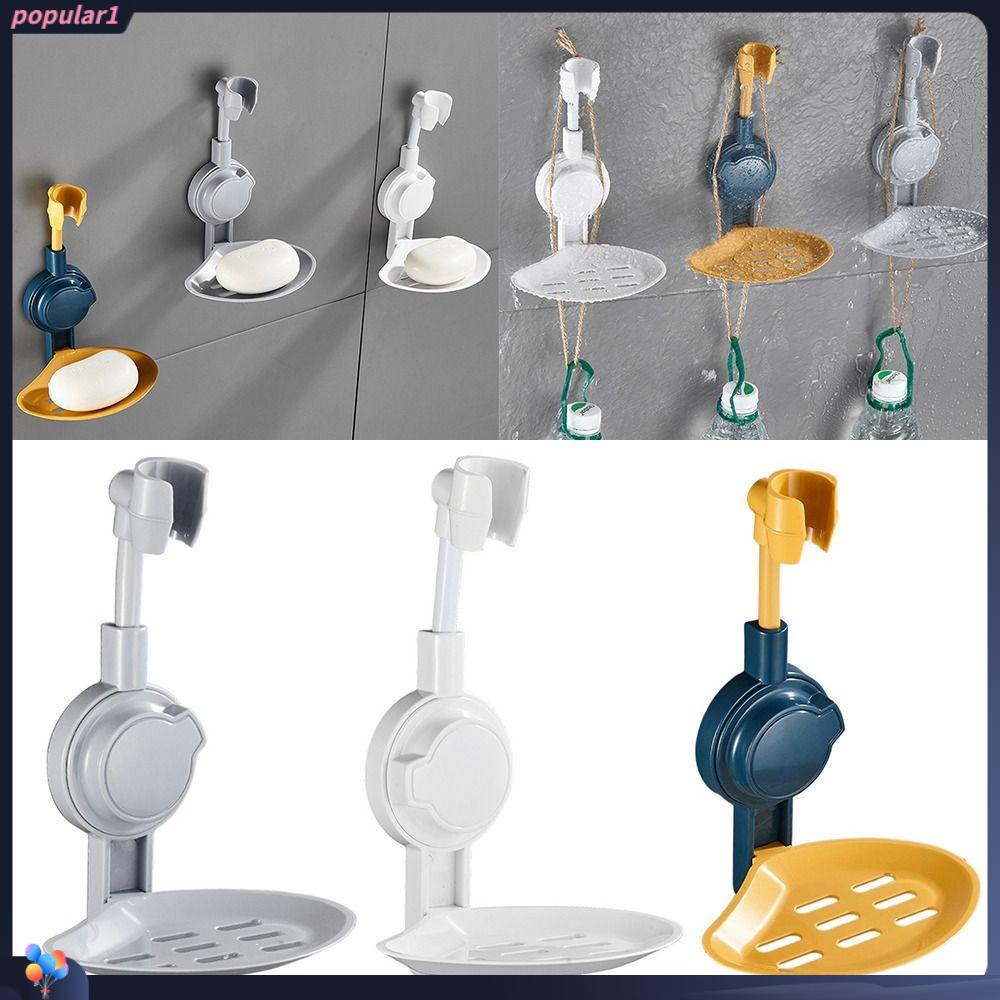 Populer Sprinkler Support Universal Adjustable Shower Head Mounting Bracket Nozzle Base Braket Dudukan Dinding