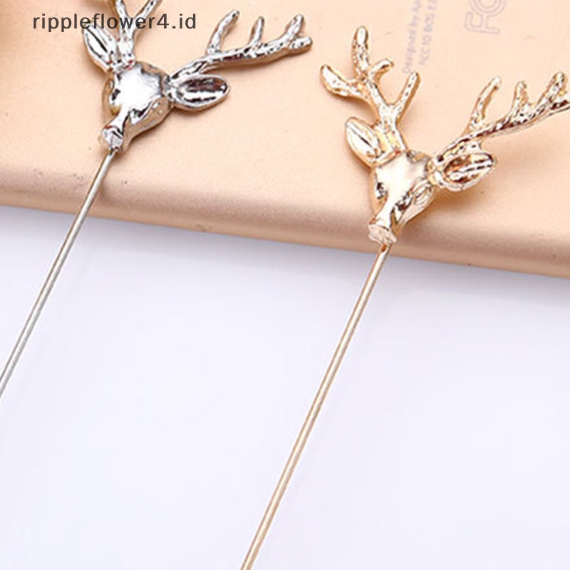 {rippleflower4.id} Vintage Alloy Panjang Bros Retro Perhiasan Bulu Topeng Eagle Lion Bentuk Pin Kerah Jas Tongkat Pin Fashion Baru Pria Jas Kemeja Kerah Aksesoris~